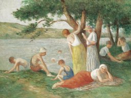 maximilien luce - rolleboise la baignade
